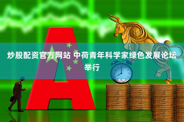 炒股配资官方网站 中荷青年科学家绿色发展论坛举行